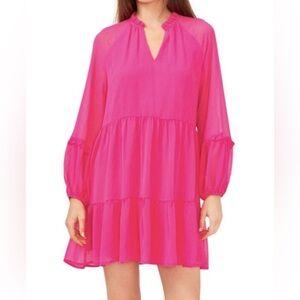 Elegant Pink Women's Dress